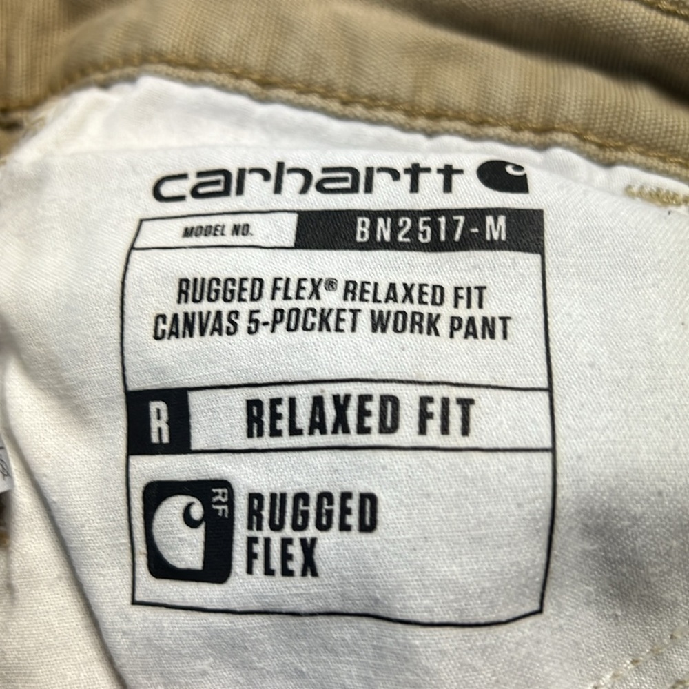 Carhartt Men's Rugged Relaxed Fit Canvas Work Pants - Picture 4 of 4